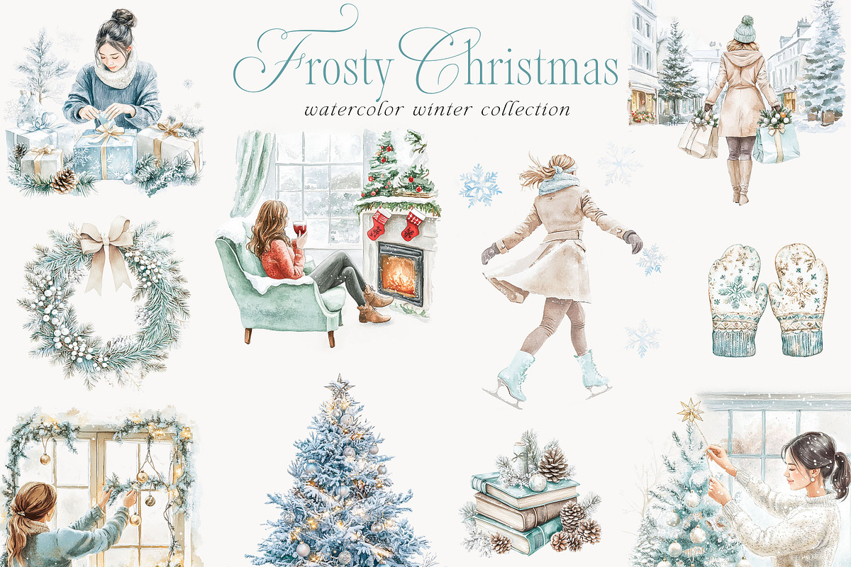 New! Winter Christmas Edition, a Seasonal Illustration by Isabelle Salem (Photo 76 of 227)