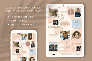 Jeanne Instagram Puzzle CANVA