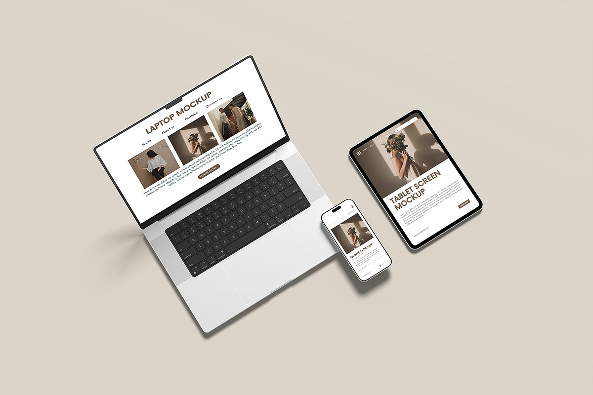 Multi Device Mockup, a Device Mockup by ZifaraDesign (Photo 6 of 9)