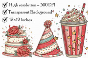Hand Drawn Birthday Png, an Illustration by Libby Wishes (Thumbnail 7 of 7)