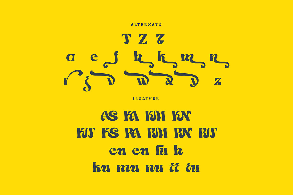 Trendy & Modern Fonts 3 - 10 Sets, a Sans Serif Font by Cruzine (Photo 37 of 47)