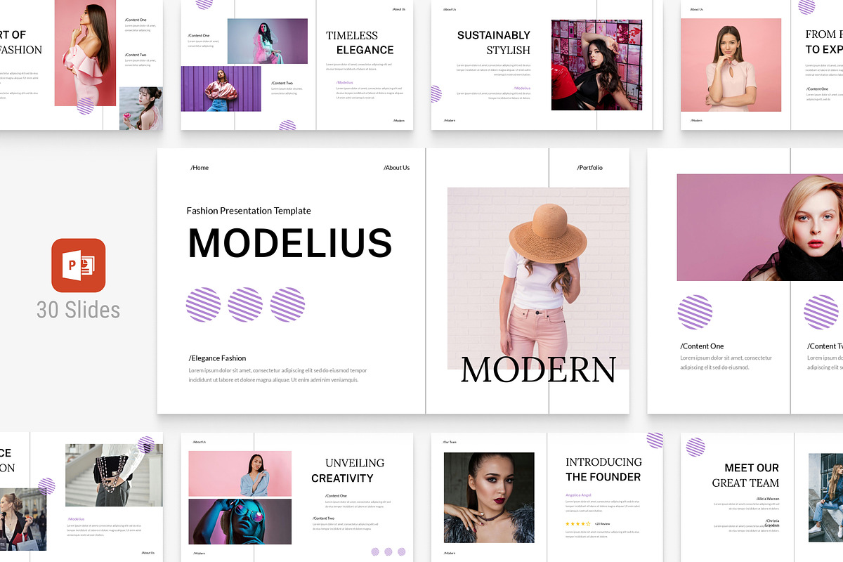 Minimalist Fashion Presentation, a Presentation Template by Eklip Studio (Photo 1 of 5)