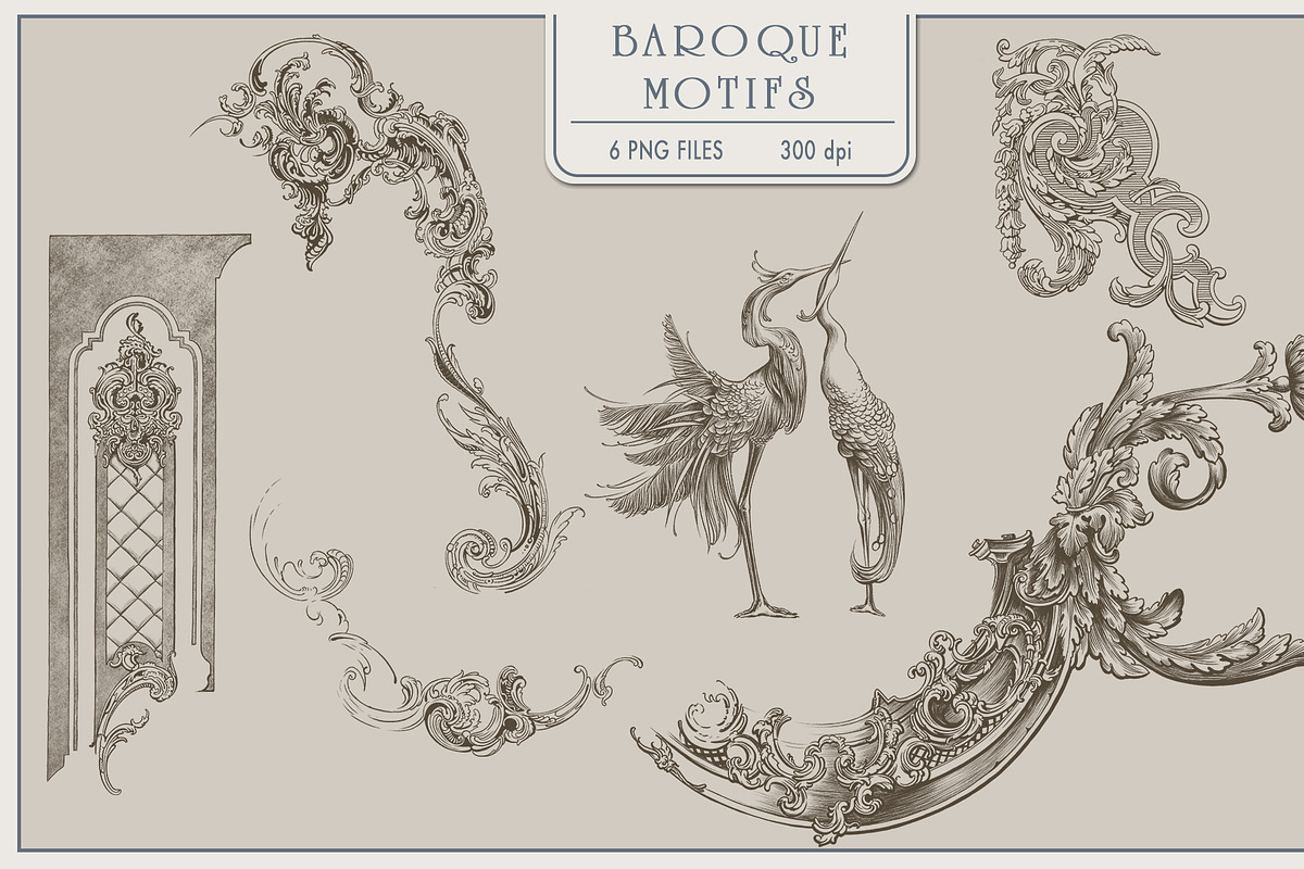 Fresco collection Baroque mural, a Wallpaper Graphic by Natalia0307 (Photo 4 of 18)