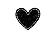 Stitched Heart Silhouette Vector Bun, an Illustration by Designs_River (Thumbnail 19 of 41)