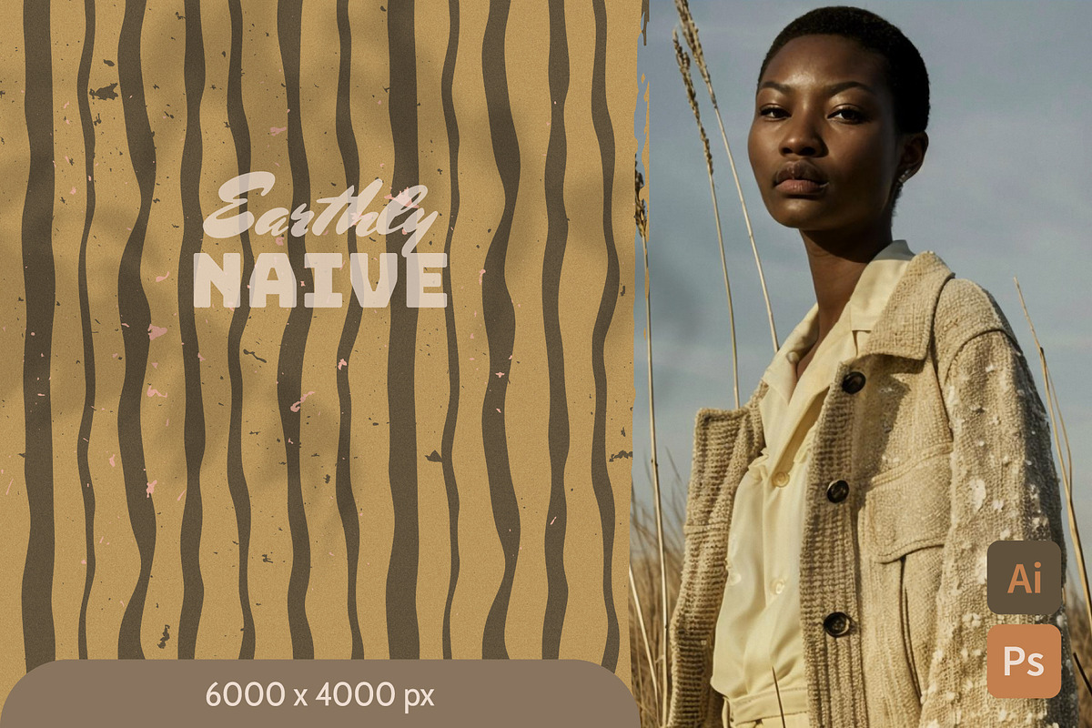 Earthly Naive Abstract Collection, a Pattern Graphic by IuliiaSavko (Photo 6 of 14)