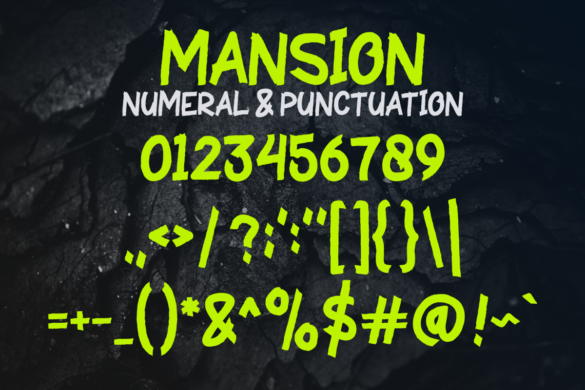 Mansion - A Modern Brush Font, a Handwritten Font by Marvadesign (Photo 6 of 7)
