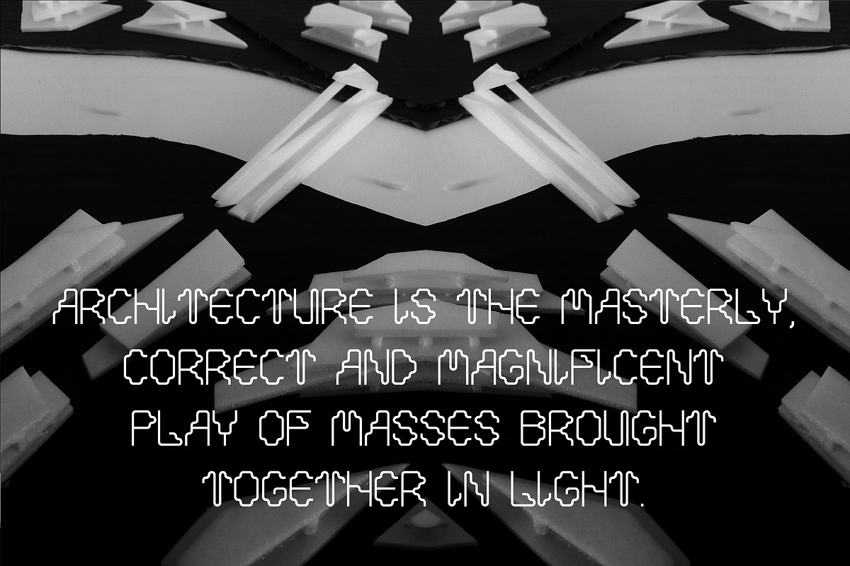 Decorative cyberpunk font, a Sans Serif Font by VyacheslavKolb (Photo 4 of 5)