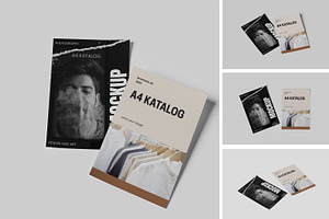 A4 Flyer Mockup Template, a Brochure Template by kebunmockup