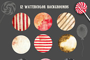 Vintage circus design set, an Illustration by Scarlet Heath Art (Thumbnail 5 of 10)