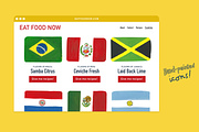 Hand Painted Flags of the Americas, an Illustration by Katrina Junio (Thumbnail 6 of 8)
