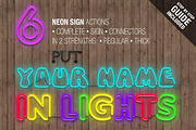 Neon Sign Actions, an Action Add-On by WhiteSpace Design Studio (Thumbnail 2 of 3)