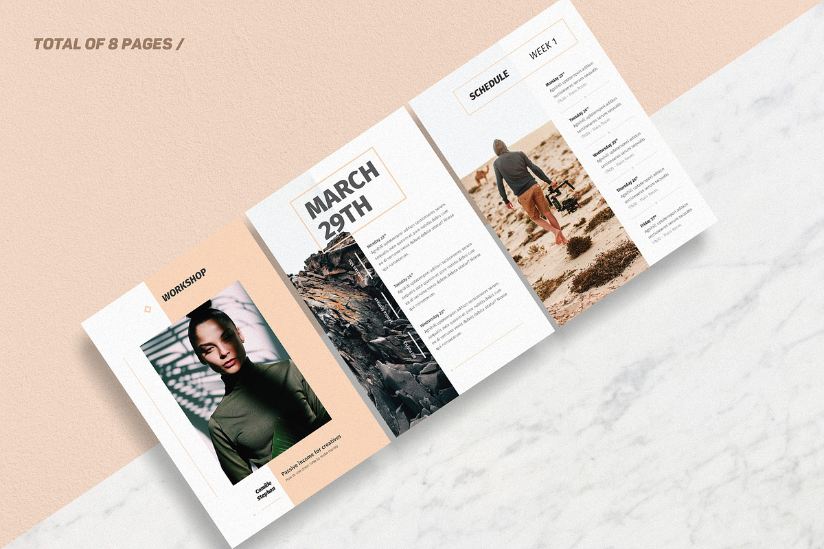Clara - 08 Page - A4/A5/Letter, a Brochure Template by CorgiAstronaut (Photo 2 of 6)