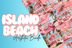 Island Beach - Aesthetic Bundle, a Poster Template by Xo Digital Shop
