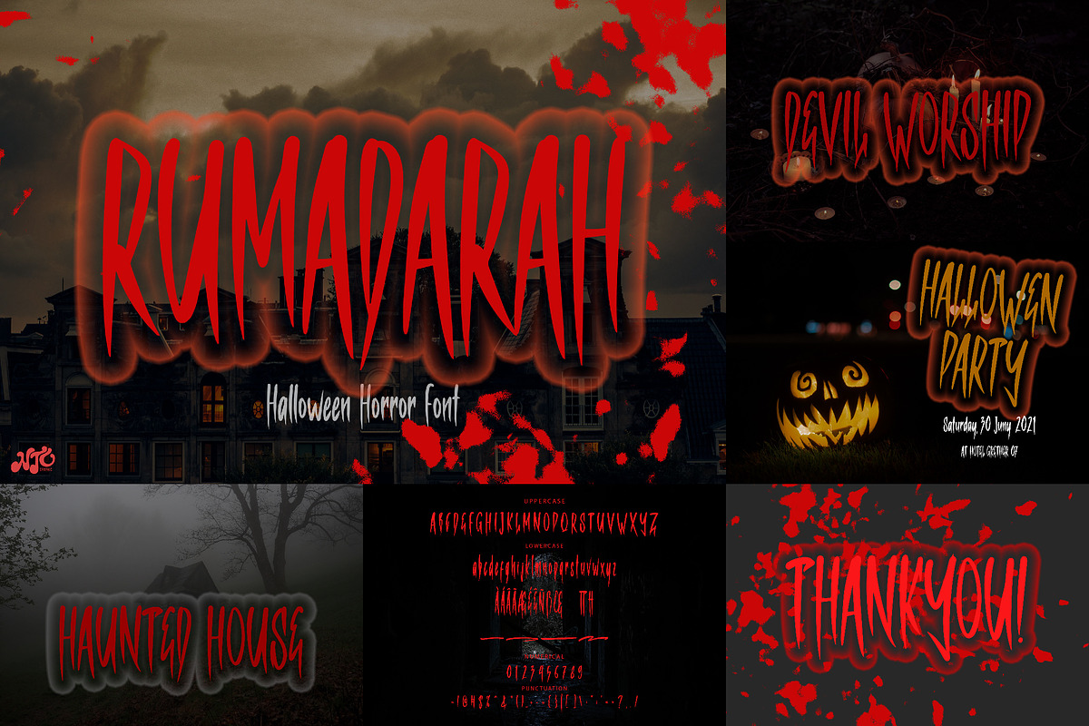 Halloween Font Bundle SALE!!, a Font by NTC Graphic (Photo 8 of 17)