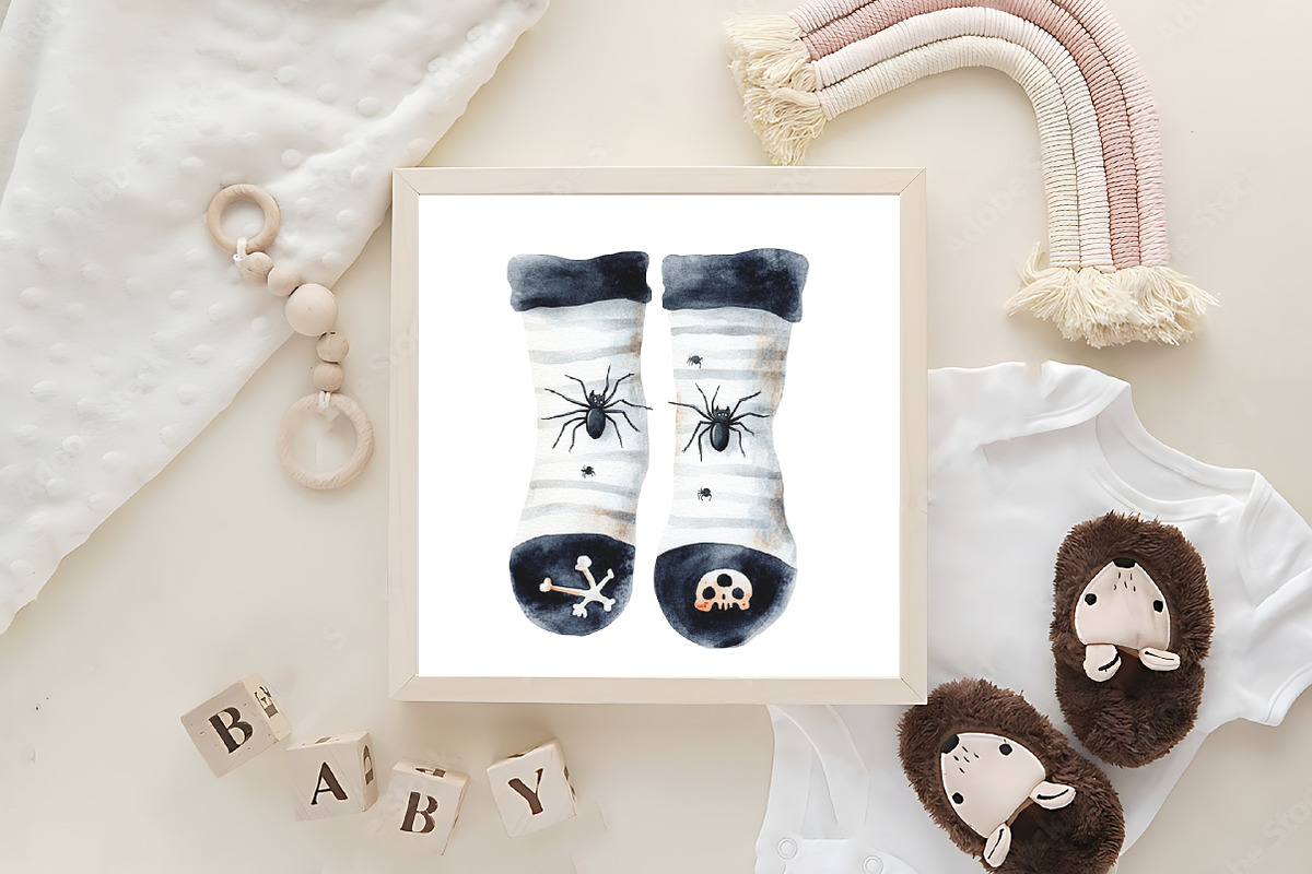 Creepy and Cozy Halloween-Clipart, an Illustration by CraftArtStudio (Photo 6 of 6)