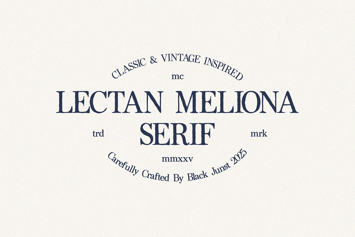 Lectan Meliona – Handmade Serif Font, a Serif Font by Black Junst (Photo 3 of 14)