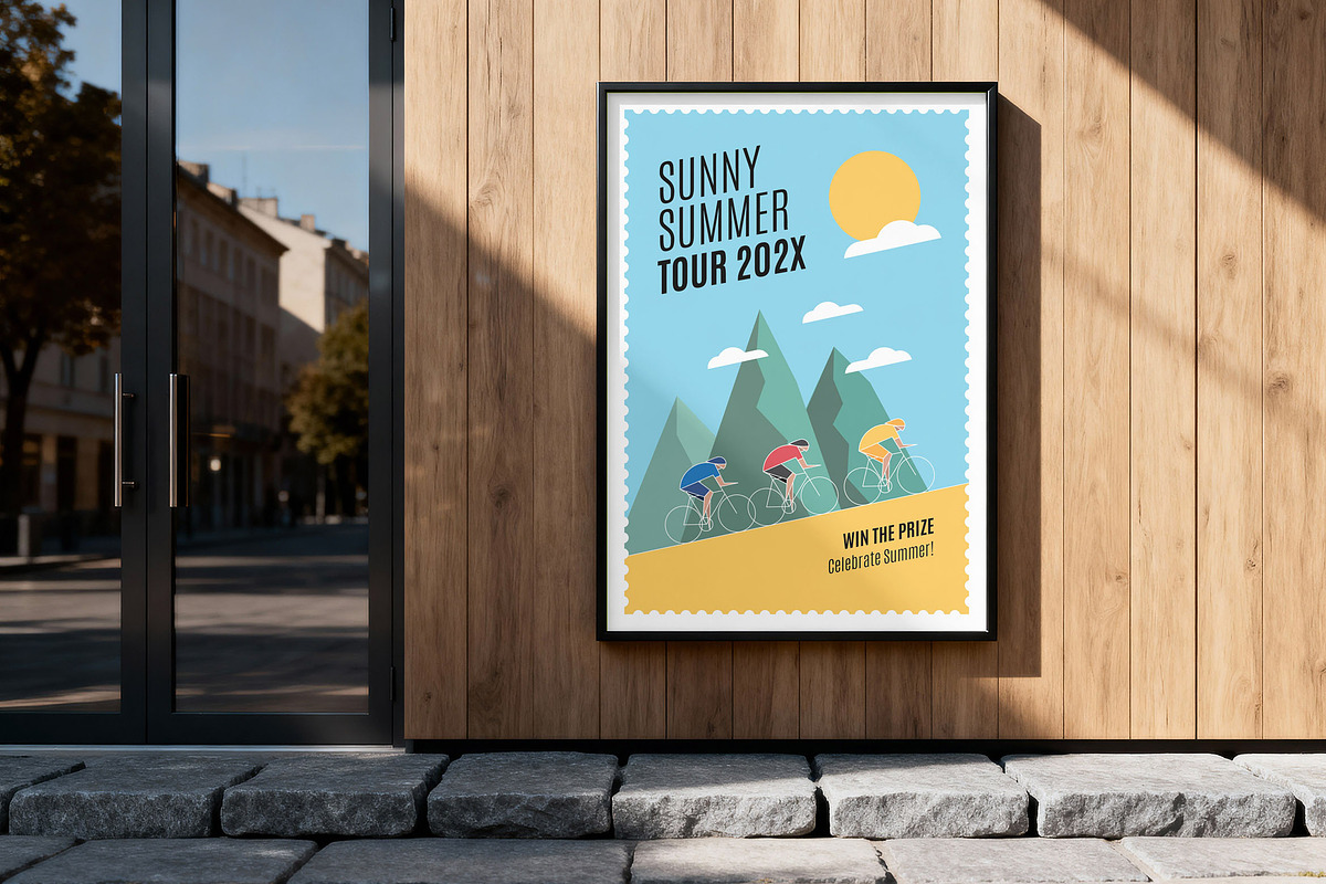 Bicycle Tour Poster, a Poster Template by Me55enjah Design (Photo 2 of 3)