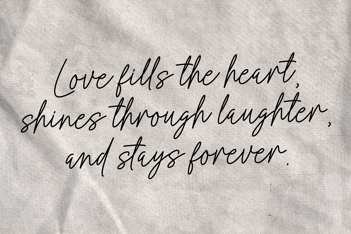 Allistion - Handwritten Script, a Handwritten Font by MJB Letters (Photo 2 of 10)
