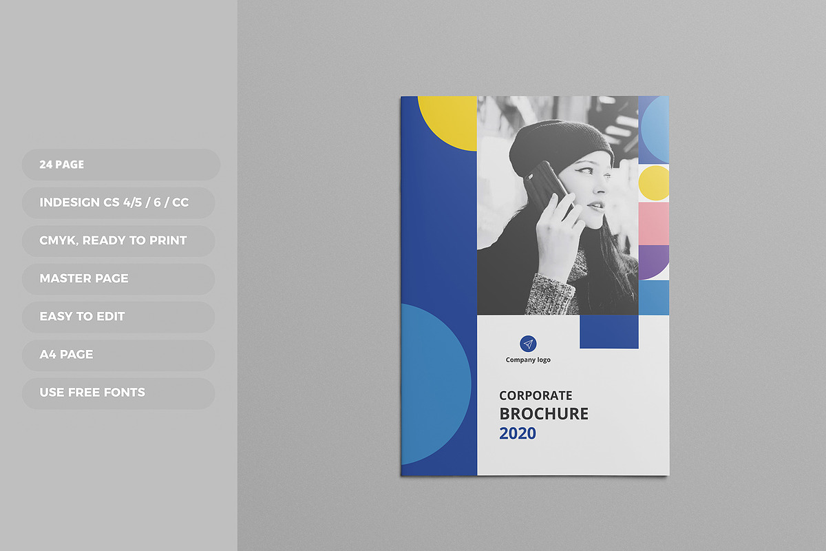 Corporate Brochure, a Brochure Template by Tanber Hossen (Photo 1 of 14)