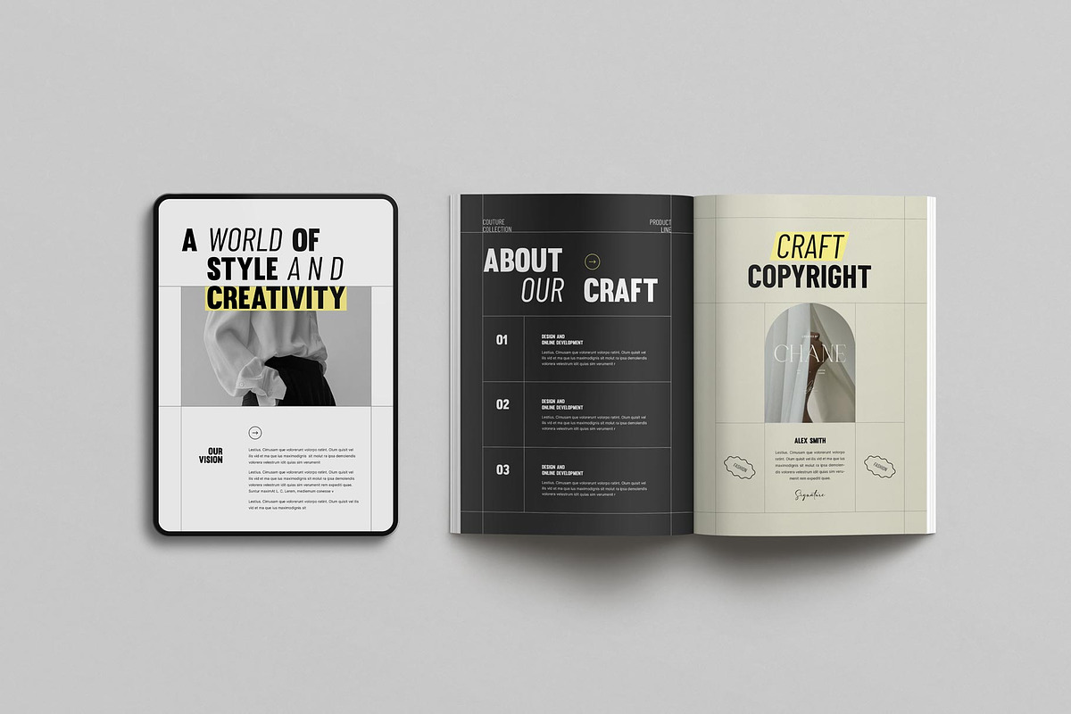 CRAFT | Company Profile, a Brochure Template by KreateTribe (Photo 9 of 10)