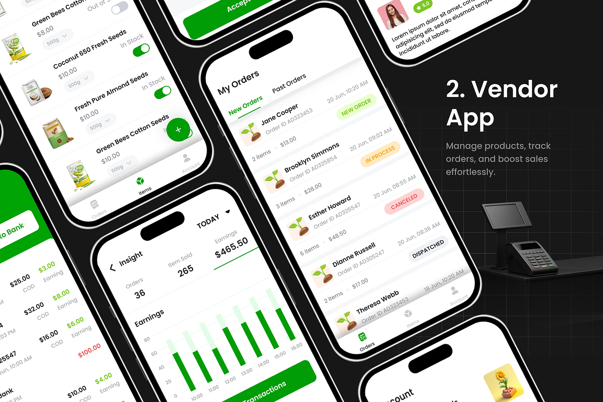 Farmer 2.0 Service & Product App, an UI Kit Template by Opus LabWorks (Photo 10 of 11)