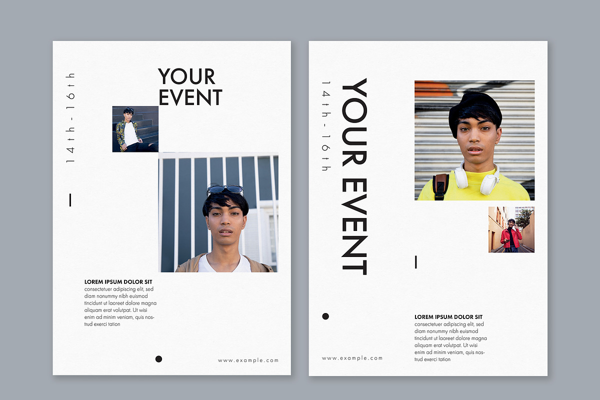 Minimal Black and White PosterDesign, a Poster Template by wavebreak