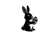 Cute Easter Bunny Silhouette bundle, an Illustration by Artivon (Thumbnail 26 of 51)