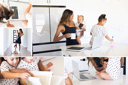 Working Mom From Home Styled Stock, a Business Photo by Styled Stock House