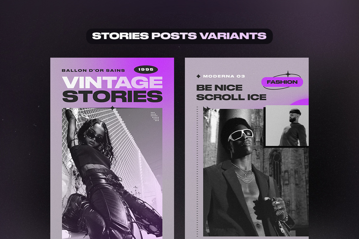 MODERNA Instagram Templates, a Social Media Template by FLYERHIVE (Photo 9 of 9)