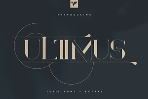 Ultimus Serif Font Extras