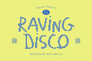 CS Raving Disco, a Handwritten Font by Craft Supply Co. (Thumbnail 1 of 8)