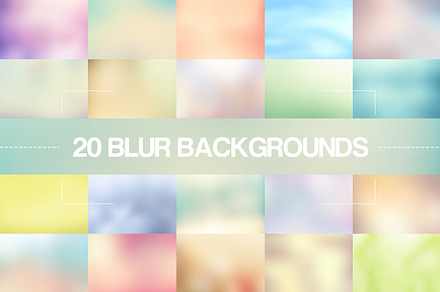 20 Light Blur Backgrounds