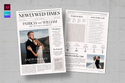 Wedding Newspaper Flyer Template, a Flyer Template by BrandPacks (Thumbnail 1 of 5)
