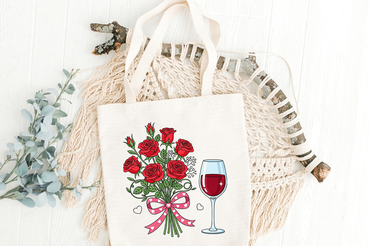 Valentine Wine Glass Clipart PNG, a Graphic by crative8112 (Photo 7 of 8)
