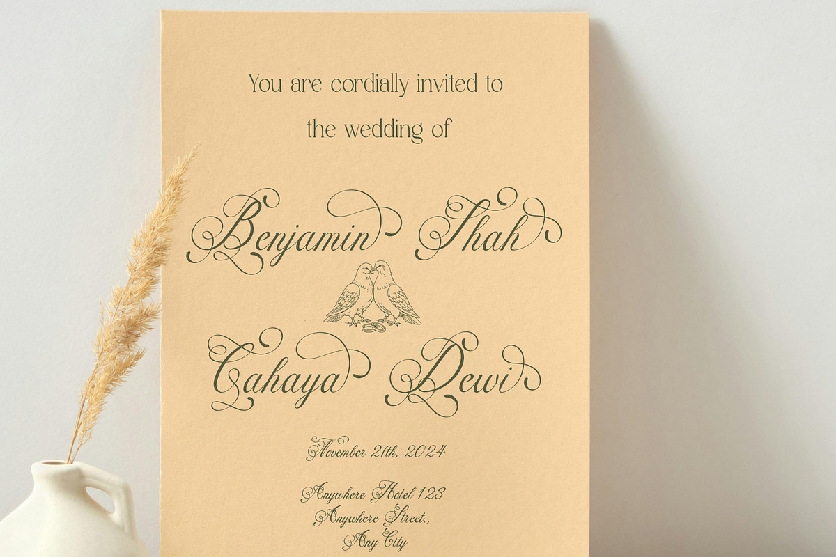 Fadune – Calligraphy Font Family, a Script Font by NDNL Studio (Photo 5 of 10)