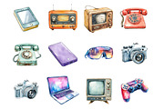 Gadgets Clipart, an Illustration by Design Market (Thumbnail 2 of 4)