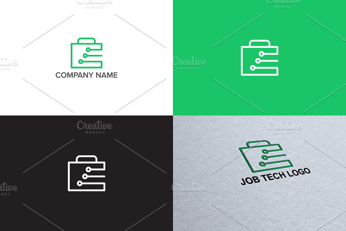 Job logo design, a Branding & Logo Template by GranzCreative
