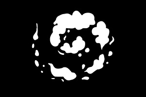 2D animation smoke effects