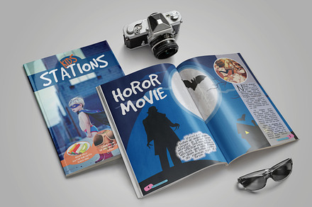 Kids Station Magazine, a Magazine Template by Oktiva