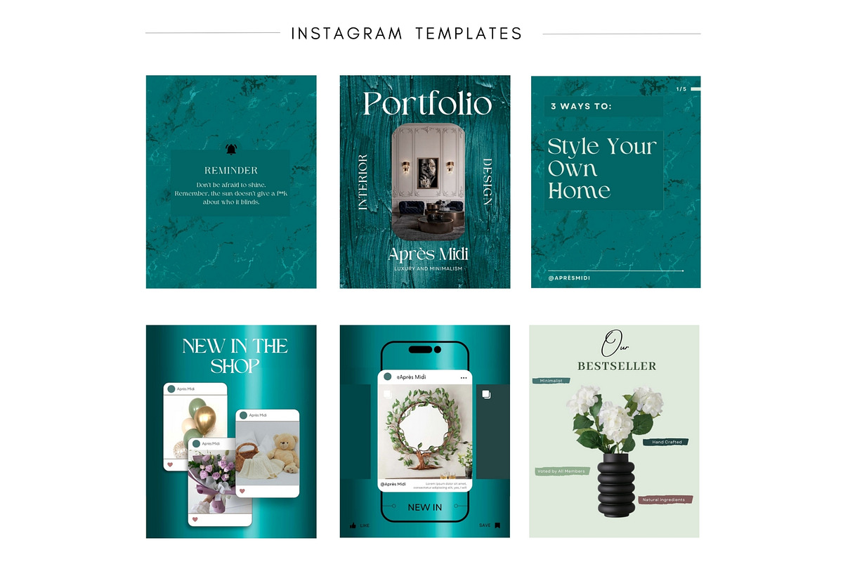 Canva Branding Kit Green Forest, a Branding & Logo Template by CopertiniStudio (Photo 5 of 7)