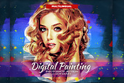 Digital Painting Photoshop Action, an Action Add-On by GorynArt (Thumbnail 1 of 17)
