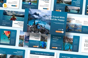 Travel And Holiday - Google Slides, a Presentation Template by QR Design Studio