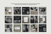 Aesthetic Instagram Templates XVIII, a Social Media Template by Instprofi | Studio Estimo (Thumbnail 4 of 10)