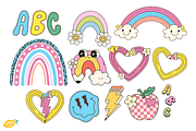 Retro School PNG Clipart Bundle, a Seasonal Illustration by LemonDesign (Thumbnail 3 of 9)