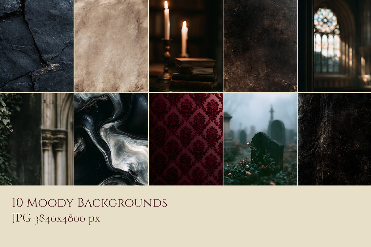 Gothic Dark Academia Clipart Bundle, an Object Graphic by Imageblend (Photo 2 of 7)