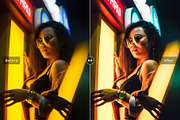 Neon Light Pro Lightroom Presets, an Action Add-On by Creativetacos (Thumbnail 4 of 6)