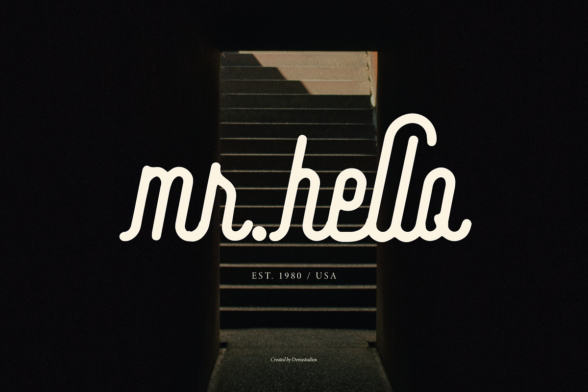 Kimdelim | Monoline Script, a Script Font by Denustudios (Photo 4 of 15)