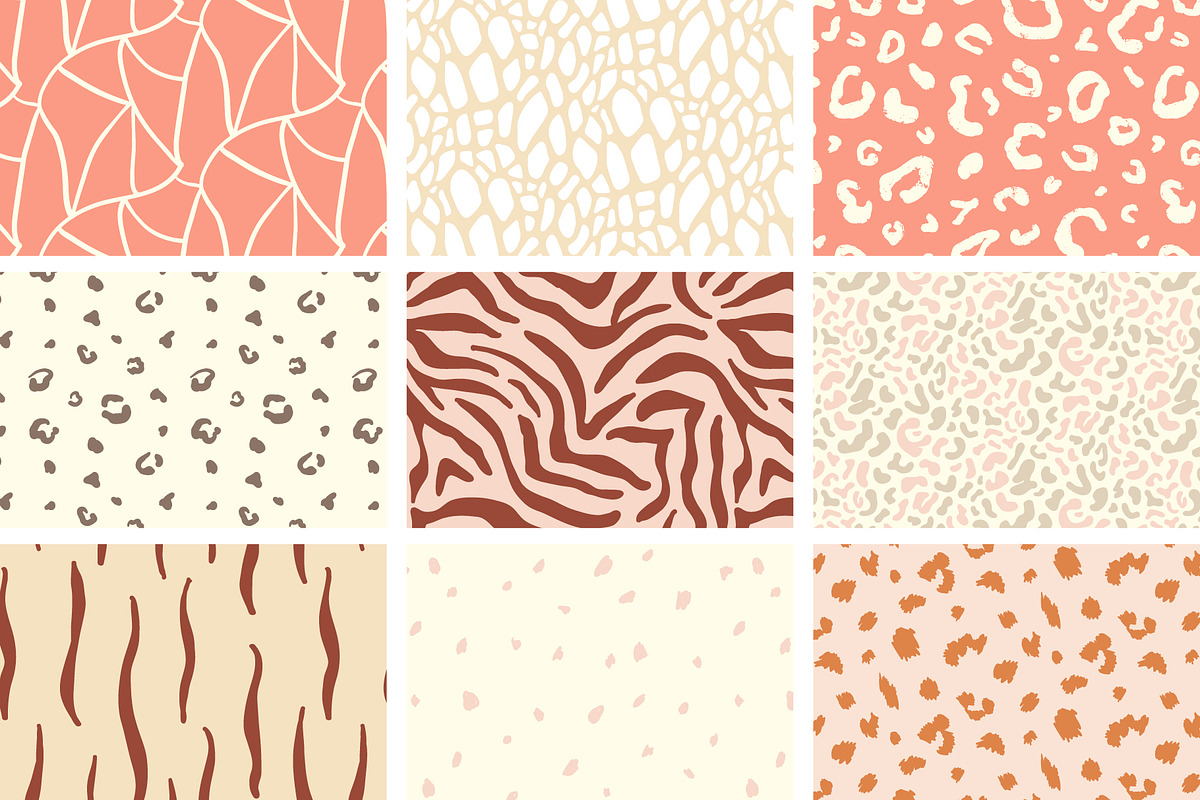 Wild Animal Print Seamless Patterns, a Pattern Graphic by Katrinelly (Photo 11 of 16)