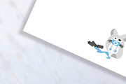 Baby Boy Personal Stationary Card, a Card Template by stockhype (Thumbnail 2 of 2)