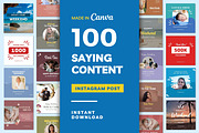 Greetings Content Instagram Posts, a Social Media Template by emcrea (Thumbnail 1 of 9)